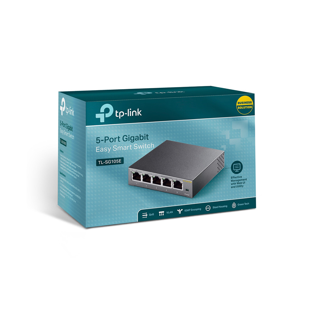 Сетевой коммутатор 5 портов Gigabit Ethernet TP-Link TL-SG105 - фото 3 - id-p114911645
