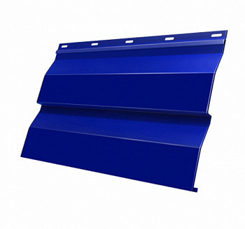 Металлосайдинг "Корабельный брус" 6 м, цвет синий(RAL 5002) - фото 1 - id-p115051128