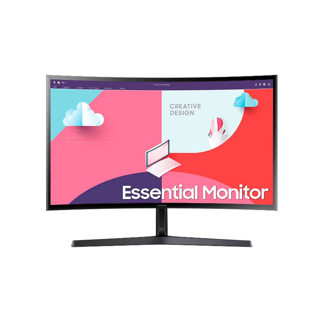 Samsung LS24C366EAIXCI Монитор изогнутый Essential S3 24" VA, 1920x1080 ...