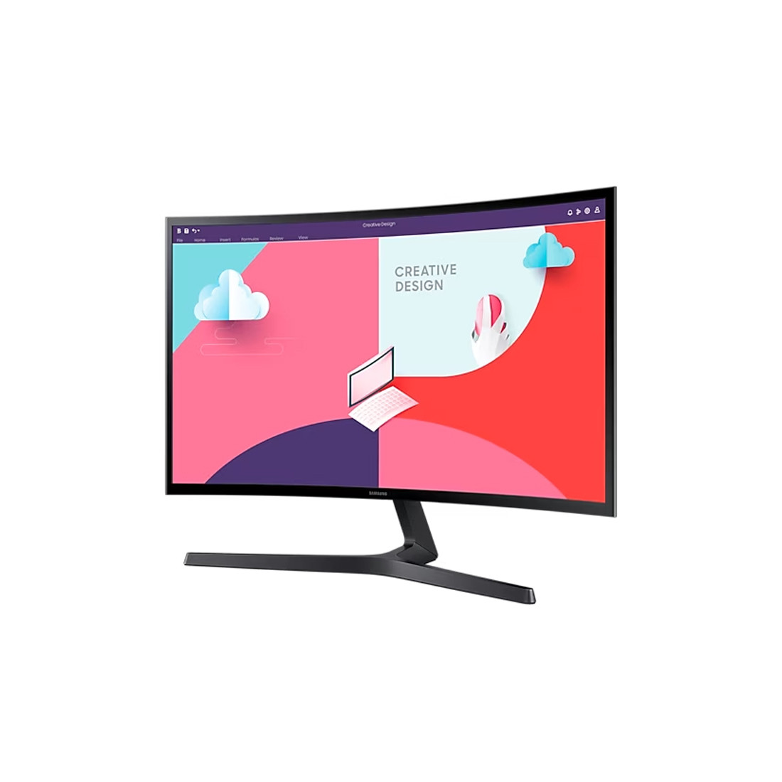 Samsung LS24C366EAIXCI Монитор изогнутый Essential S3 24" VA, 1920x1080 ...