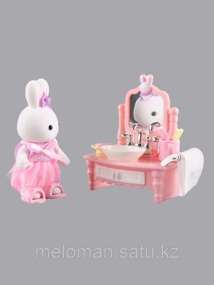 Dreamy: Игровой набор Душевая комната, зайка, игрушечная мебель для ванной, аксессуары - фото 4 - id-p115052086