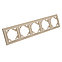 Рамка 5-местная горизонтальная STEKKER, PPFR00-9005-02, серия Эрна, слоновая кость, фото 2