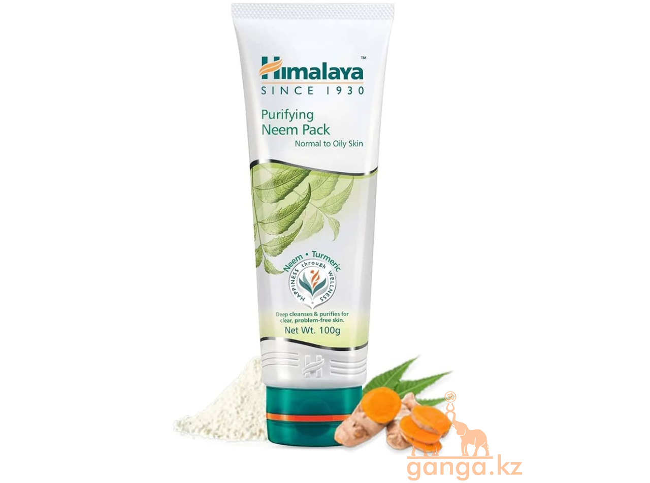 Очищающая маска для лица Ним и Куркума (Purifying Neem Pack HIMALAYA), 100 гр. - фото 1 - id-p35206355