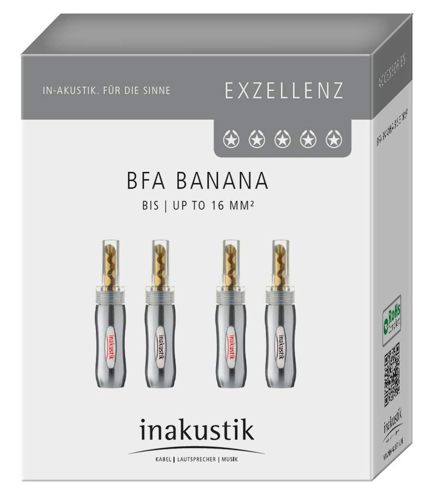 Коннектор Inakustik Excellence BFA Banana - фото 2 - id-p115053228