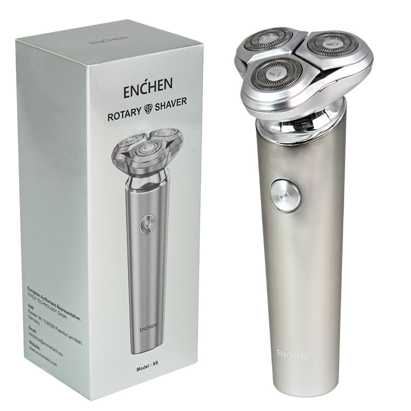 Электробритва Xiaomi Enchen Rotary Shaver X6, Silver - фото 1 - id-p115053299