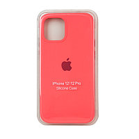 Чехол для Apple iPhone 12 (6.1*)/iPhone 12 Pro back cover Silicone Case Copy, Orange neon