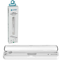 Стилус активный Coteetci (63007), 2 in 1, Wireess Charging Pencil Box, For iPad, White