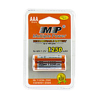 Аккумулятор MP AAA Hi-MH 1.2V 2X1250 mAh