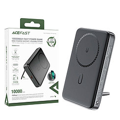 Power bank AceFast M6, 10000 mAh, 20W, 1XType-C, With MagSafe, Black