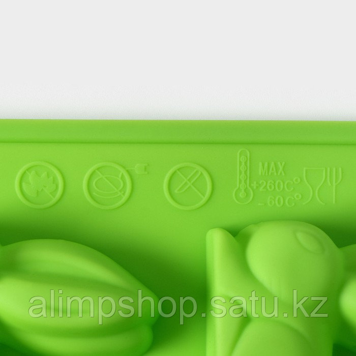 Форма силиконовая для выпечки Доляна «Пасхальный кролик», 30×23 см, 16 ячеек, цвет МИКС - фото 10 - id-p115053689