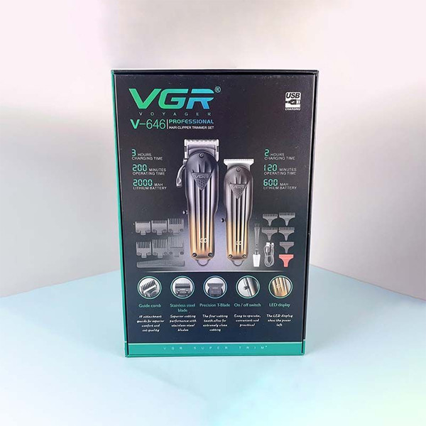 Набор машинок для стрижки, профессиональные , 2шт, VGR V646 - фото 2 - id-p115053725