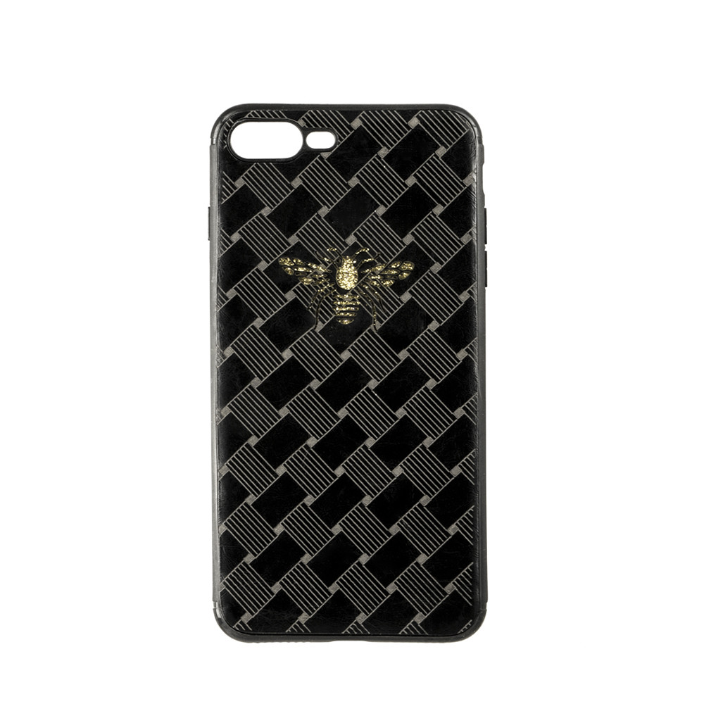 Чехол для Apple iPhone 7 Plus/8 Plus back cover gel Newcase Bee Black/Gold - фото 1 - id-p115023286