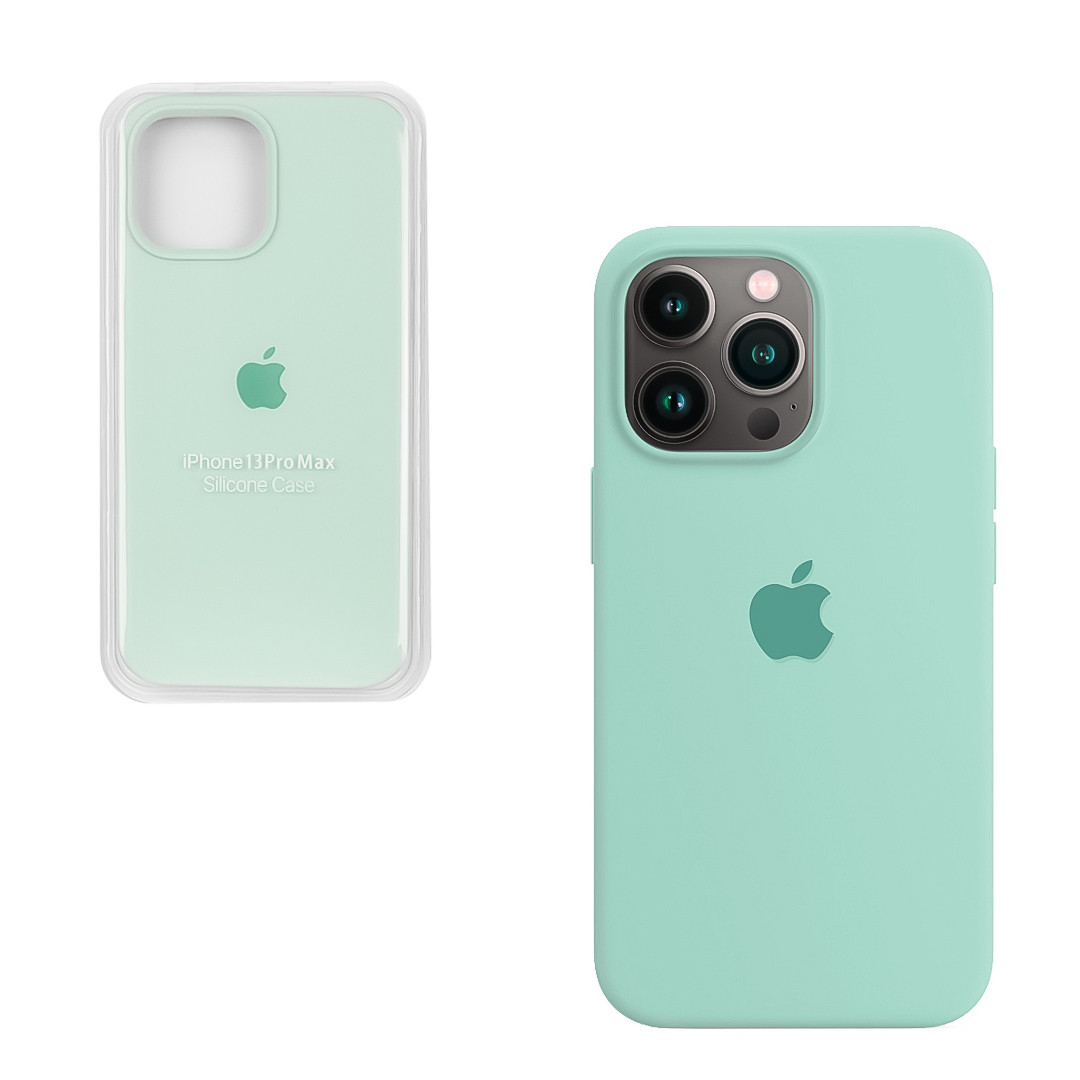 Чехол для Apple iPhone 13 Pro Max (6.7*) back cover Silicone Case Copy, Dark Mint - фото 1 - id-p115023584