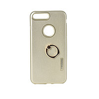 Чехол для Apple iPhone 7 Plus back cover Motomo с кольцом gel Gold