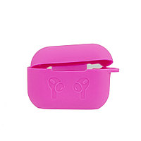 Чехол для Apple Airpods Pro Silicone Color Series TPU, Bright Pink