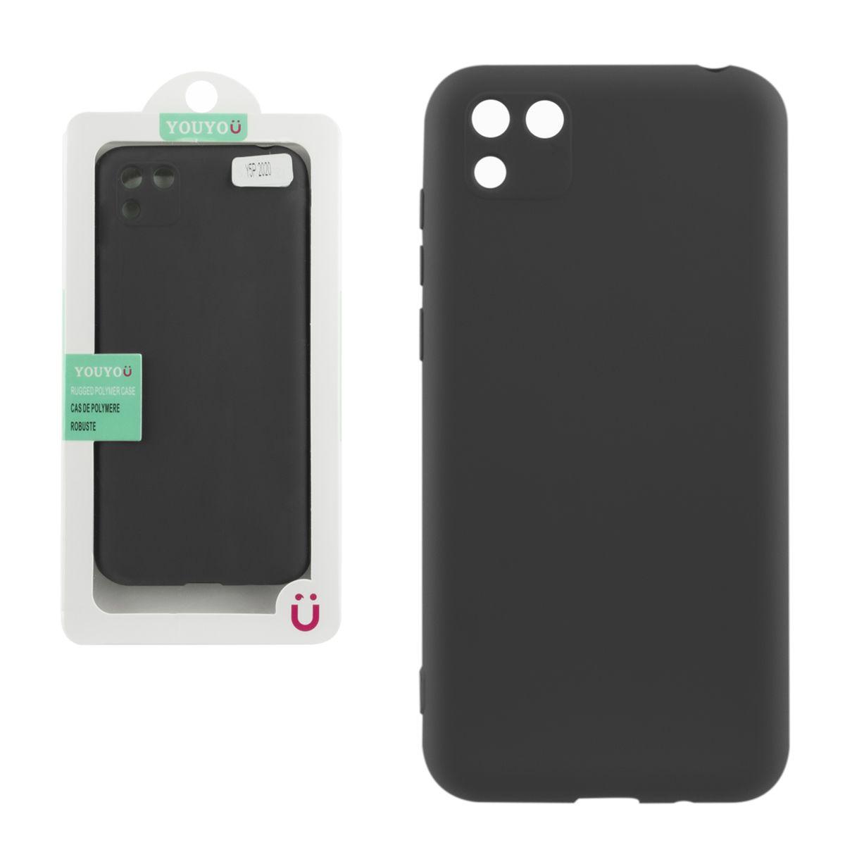 Чехол для Huawei Y5 Prime (2020) back cover YouYou Silky and soft-touch Silicone Cover, Black - фото 1 - id-p115053870