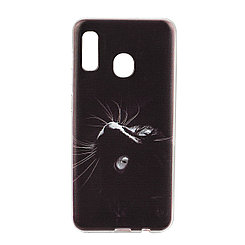 Чехол для Samsung Galaxy A20/A30 back cover TPU Cat, Black