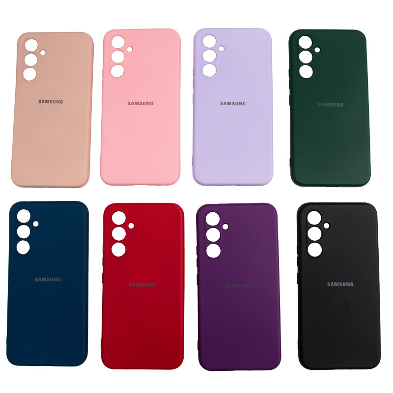 Чехол для Samsung Galaxy A34 back cover Silky and soft-touch Silicone Cover OEM, Mix Color - фото 1 - id-p115054001