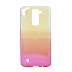 Чехол для LG K10 back cover Ombre plastic oem Pink