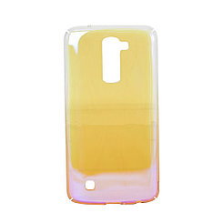 Чехол для LG K10 back cover Ombre plastic oem Orange