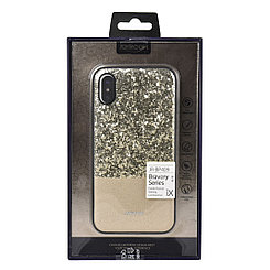 Чехол для Apple iPhone X back cover Joyroom Bravery Series JR-BP409 Gold