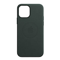 Чехол для Apple iPhone 12 (6.1*)/iPhone 12 Pro back cover Max Leather Case with MagSafe, Pine Green