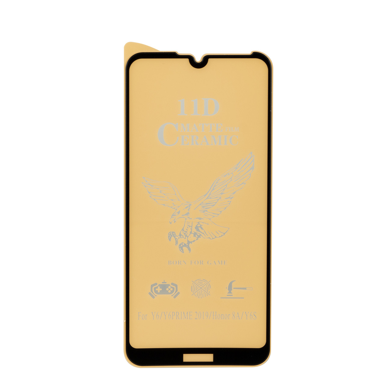 Защитная пленка Huawei Y6 (2019) Erin 3D Matte polymer coating (CU), Black