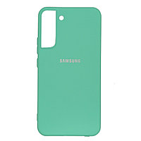 Чехол для Samsung Galaxy S22 Plus back cover Silky and soft-touch Silicone Cover, Turquoise