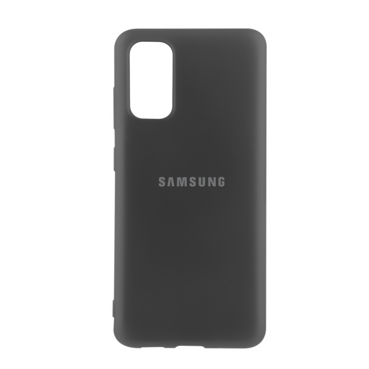 Чехол для Samsung Galaxy Note 20 back cover Silky and soft-touch Silicone Cover OEM, Black - фото 1 - id-p115022700