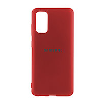 Чехол для Samsung Galaxy Note 20 back cover Silky and soft-touch Silicone Cover OEM, Red