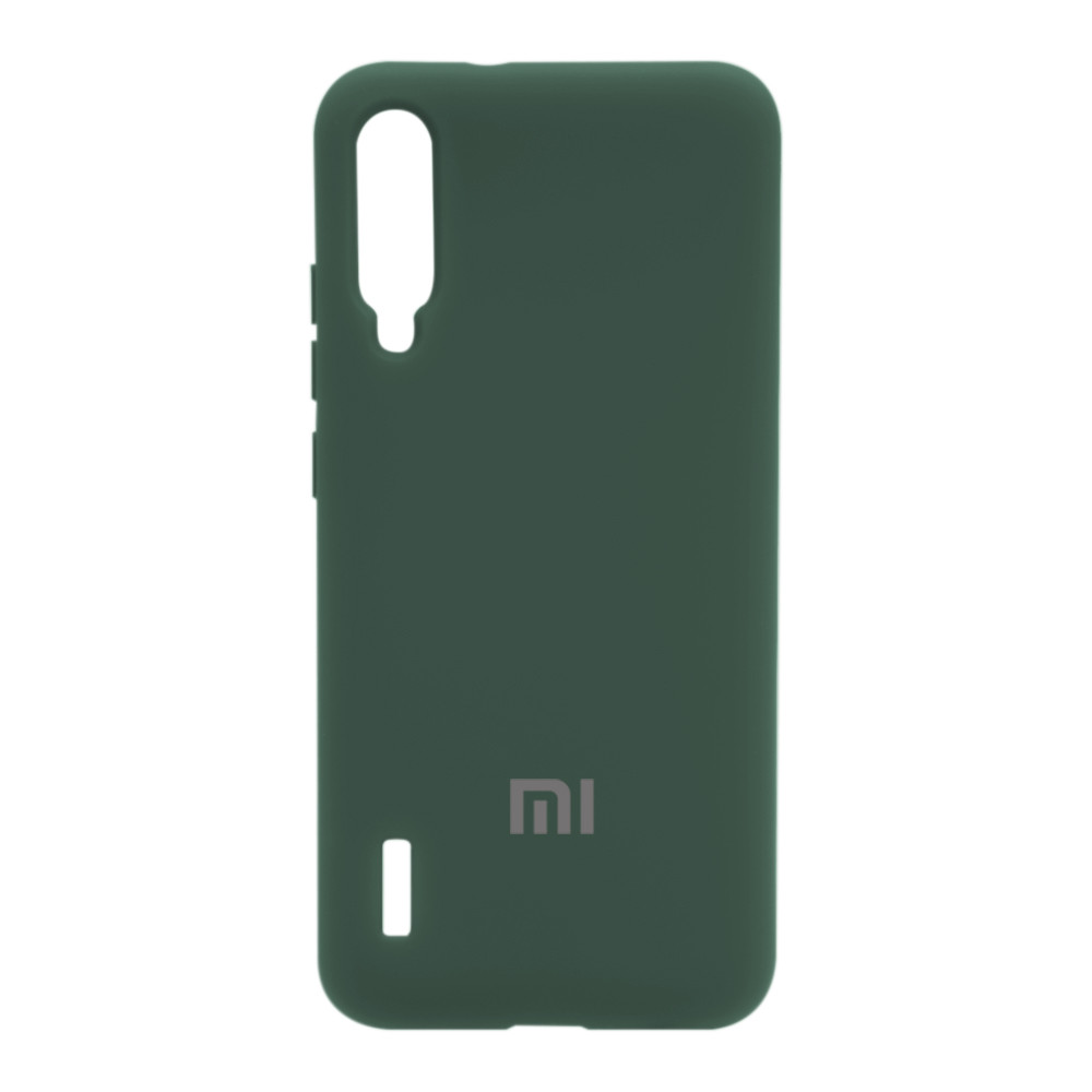 Чехол для Xiaomi Mi A3 back cover Silky and soft-touch Silicone Cover V1, Green - фото 1 - id-p115054466