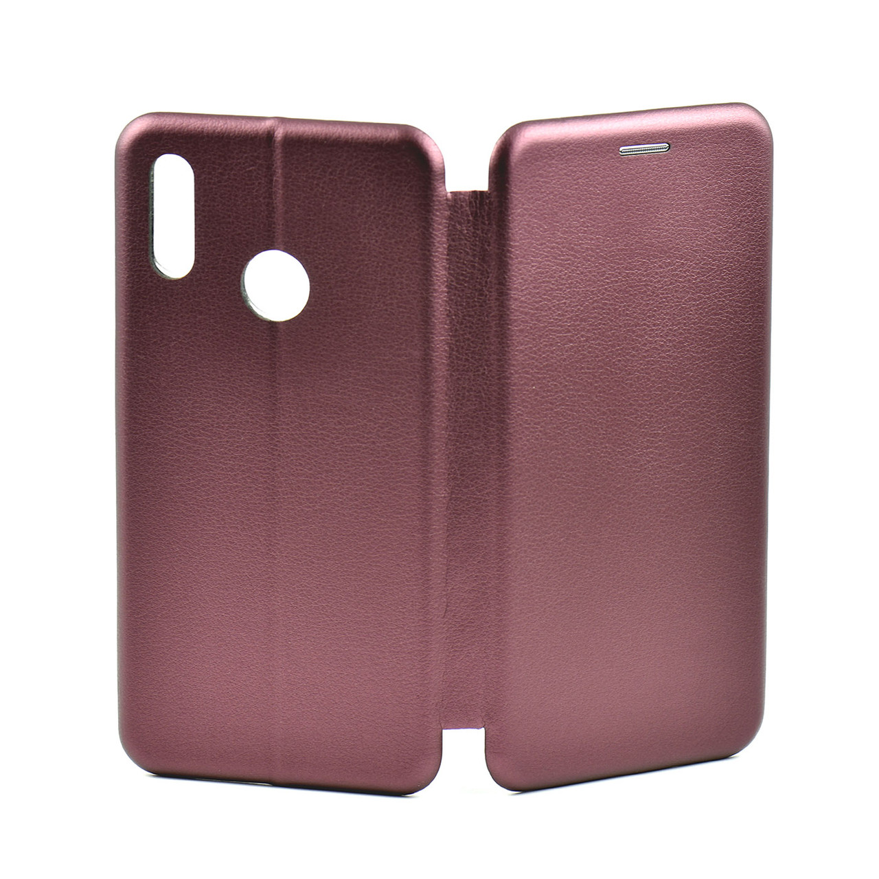 Чехол для Huawei Y7 (2019) book cover Open Leather Bordo - фото 1 - id-p115022926