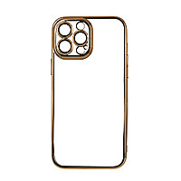 Чехол для Apple iPhone 12 Pro (6.1*) back cover, TPU, OEM, Rose Gold/Clear