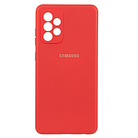 Чехол для Samsung Galaxy A72 back cover Silky and soft-touch Silicone Cover, Red