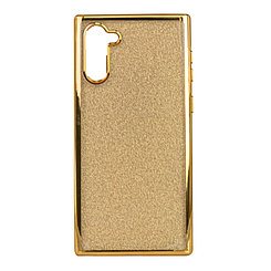 Чехол для Samsung Galaxy Note 10 back cover TPU Bumper Swarovski V1, Gold