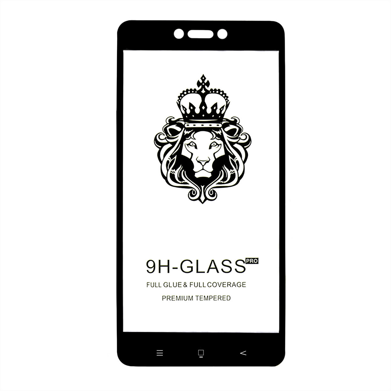Защитное стекло Xiaomi Redmi Go 3D Full Glue frame Lion OEM (AL), Black