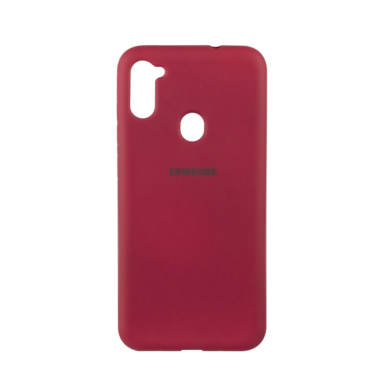 Чехол для Samsung Galaxy A11 back cover Silky and soft-touch Silicone Cover OEM, Bordo - фото 1 - id-p115054295