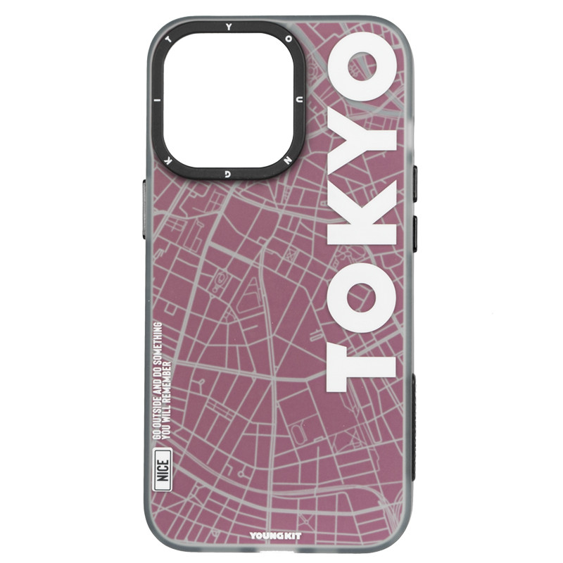 Чехол для Apple iPhone 13 Pro (6.1*) back cover Youngkit Tokio, CL013, Wine/Red - фото 1 - id-p115049178