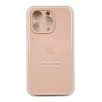Чехол для Apple iPhone 14 Pro (6.1*) back cover Silicone Case cam protection, Powdery