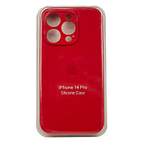 Чехол для Apple iPhone 14 Pro (6.1*) back cover Silicone Case cam protection, Red