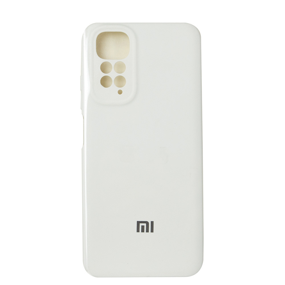 Чехол для Xiaomi Redmi Note 11 back cover Silky and soft-touch Silicone Cover V1, White - фото 1 - id-p115054145