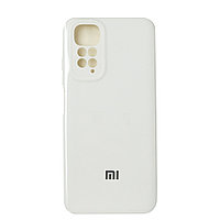 Чехол для Xiaomi Redmi Note 11 Pro back cover Silky and soft-touch Silicone Cover V1, White
