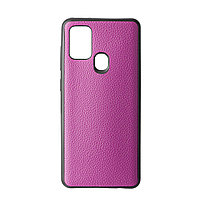 Чехол для Samsung Galaxy A21S back cover TPU Leather Series V2, Purple