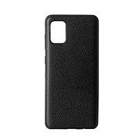 Чехол для Samsung Galaxy A31 back cover TPU Leather Series V2, Black