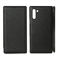 Чехол для Samsung Galaxy Note 10 book cover Puloka Luxury Leather, Black