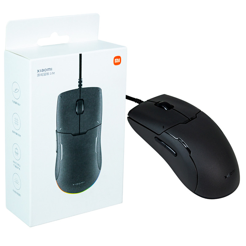 Игровая мышь Xiaomi Gaming Mouse Lite USB 2.0, (YXSB01YM), Black - фото 1 - id-p115021501