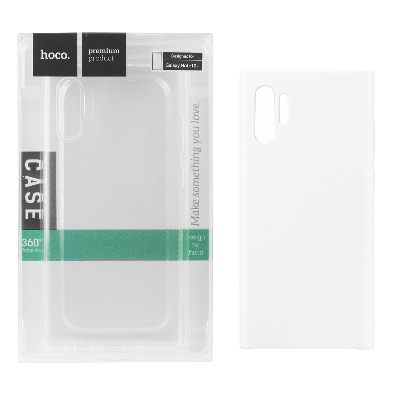 Чехол для Samsung Galaxy Note 10 Plus back cover Hoco Light Series gel, Clear - фото 1 - id-p115054354