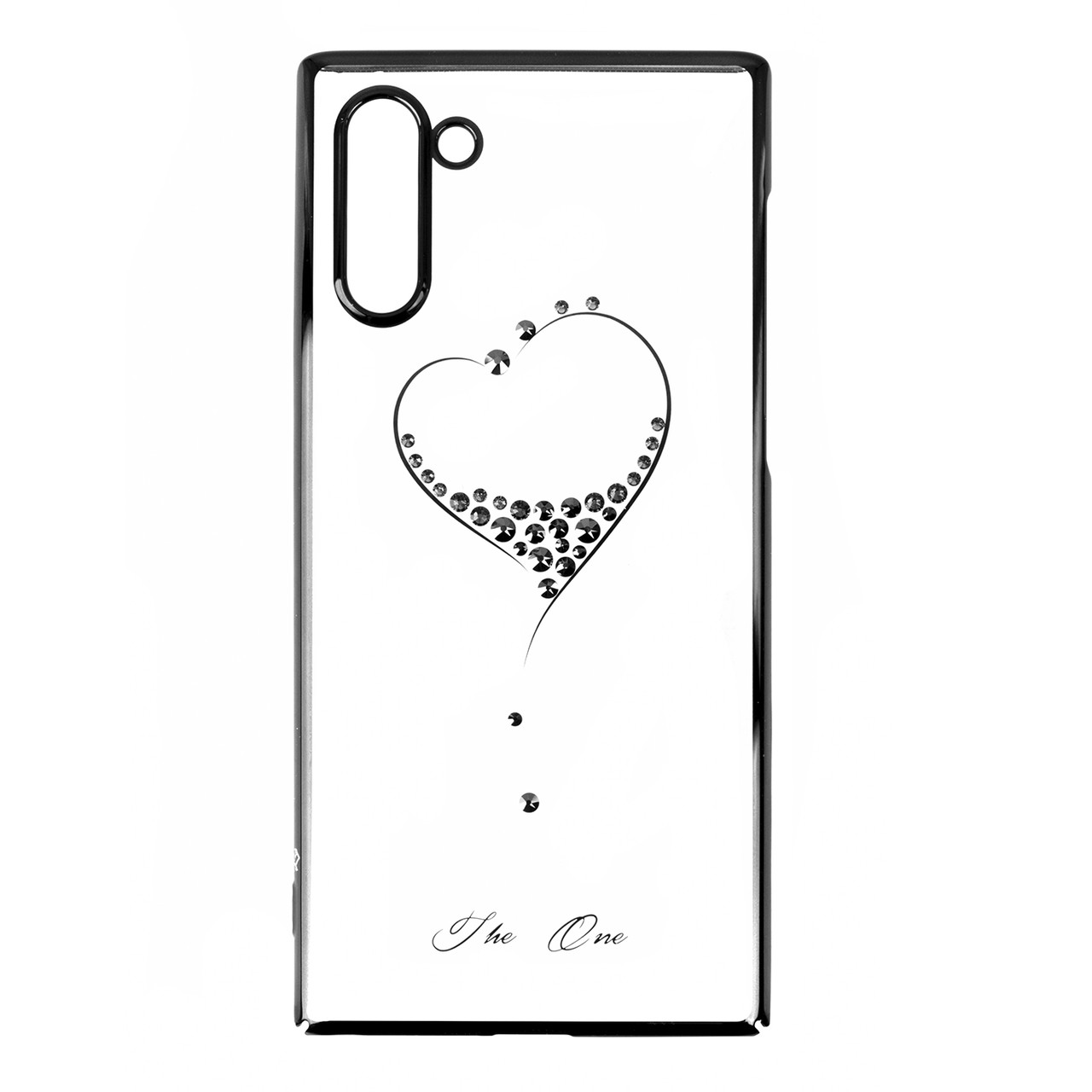 Чехол для Samsung Galaxy Note 10 back cover Kingxbar Heart Black Plastic clear Black - фото 1 - id-p115019101