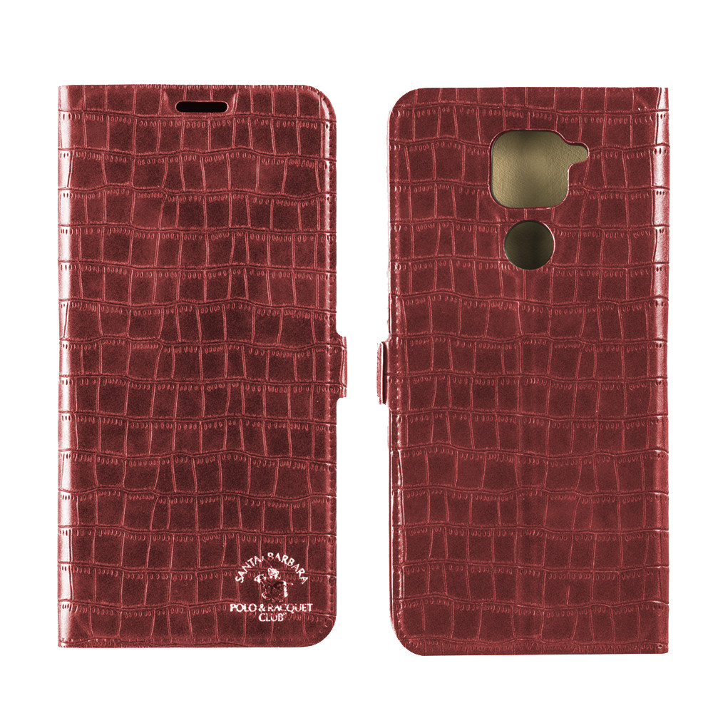 Чехол для Xiaomi Redmi Note 9 book cover Santa Barbara, Red - фото 1 - id-p115049855