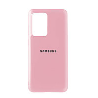 Чехол для Samsung Galaxy Note 20 Ultra back cover Silky and soft-touch Silicone Cover OEM, Pink